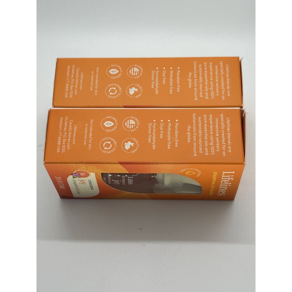 4 pack Lifelines Essential Oil Joy Blend Citrus Grove Spice Rush Crisp Mountain - Picture 5 of 5